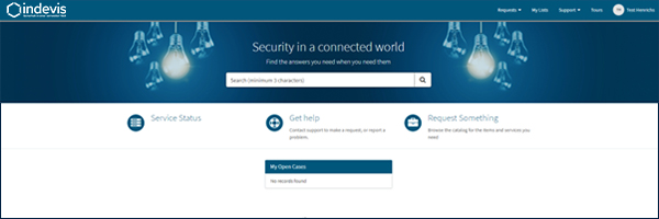indevis Customer Service Portal